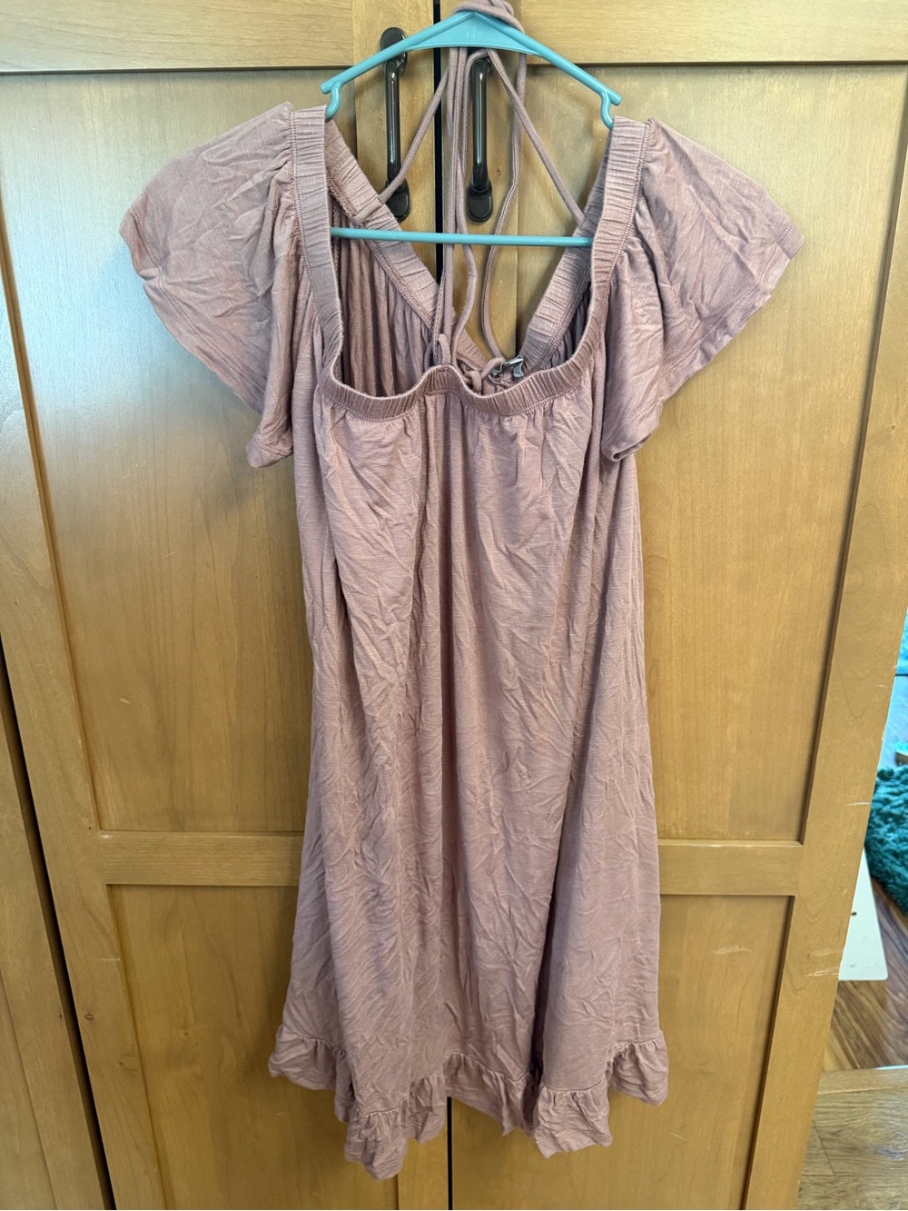 JODIFL Mauve Short Sleeve Cotton Nightdress